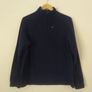 L.L. Bean Quarter Zip Fleece, Dark Blue